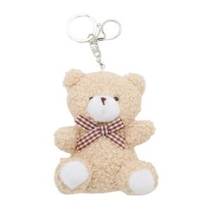 Teddy Bear Bag Charm Keychain